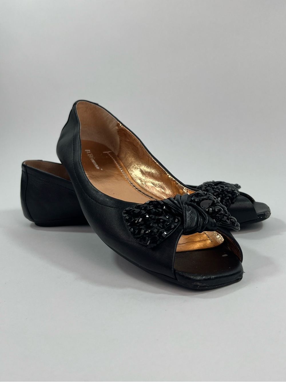 BCBGeneration Channa Ballet Flat with Decorative Jeweled Bow